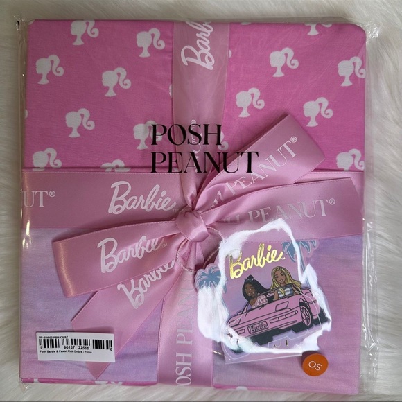 Posh Peanut Posh Barbie Pastel Ombre Patoo blanket new nwt baby girl toddler - Picture 4 of 4